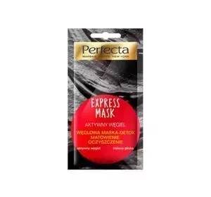 Perfecta Express Mask węglowa maska-detox matowienie i oczyszczenie 8ml