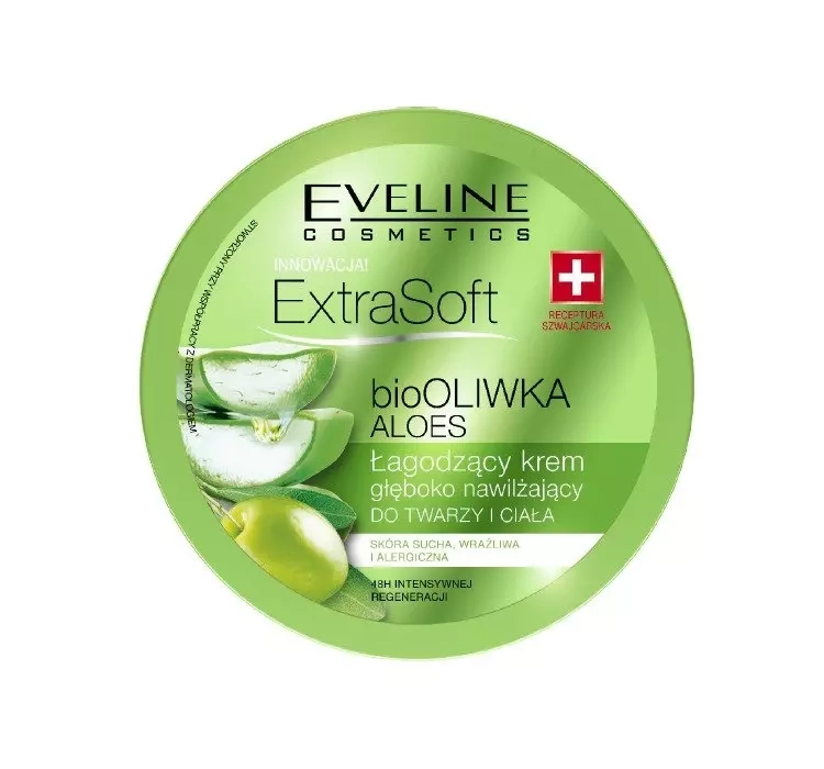 Eveline Extra Soft Bio krem oliwka aloes 175ml
