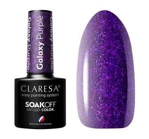 Claresa Soak Off lakier hybrydowy Galaxy Purple 5ml