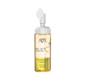 Apis Re-Vit C Home Care rozświetlająca pianka do mycia twarzy z witaminą C 150 ml