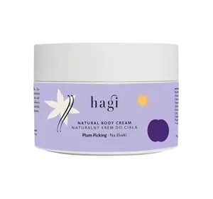Hagi Na Śliwki naturalny krem do ciała ujędrniający i regenerujący 200 ml