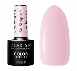 Claresa hybrydowy lakier do paznokci So Simple 5 5 g
