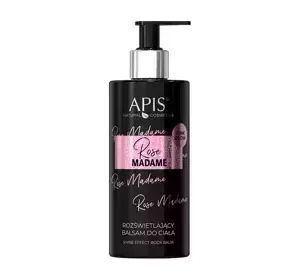 Apis Rose Madame rozświetlający balsam do ciała 300 ml