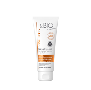 Bebio Longevity naturalny regenerujący balsam na osłabione pasma i rozdwojone końcówki 75 ml