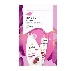 Dove Time To Glow zestaw prezentowy do pielęgnacji żel 250 ml + antyperspirant 150 ml
