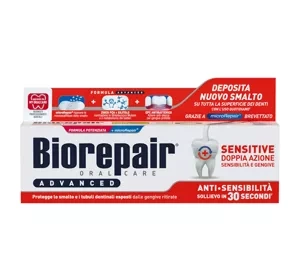 Biorepair Oral Care Advanced pasta dla wrażliwych zębów o podwójnym działaniu 75 ml