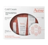 Avène Cold Cream zestaw kosmetyków do pielęgnacji krem do twarzy 40 ml + krem do rąk 50 ml + pomadka ochronna 4 g
