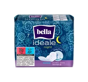 Bella Ideale StayDrai Night podpaski higieniczne ze skrzydełkami 7 sztuk