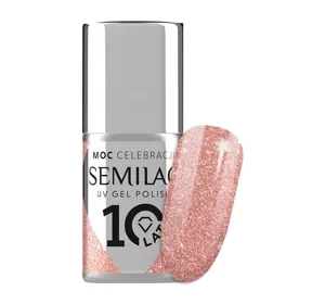 SEMILAC 10 LAT LAKIER HYBRYDOWY 458 SPARKLING ROSE 7ML