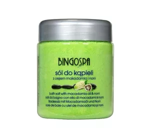 BINGOSPA sól do kąpieli Olej Makadamia i Noni 580 g