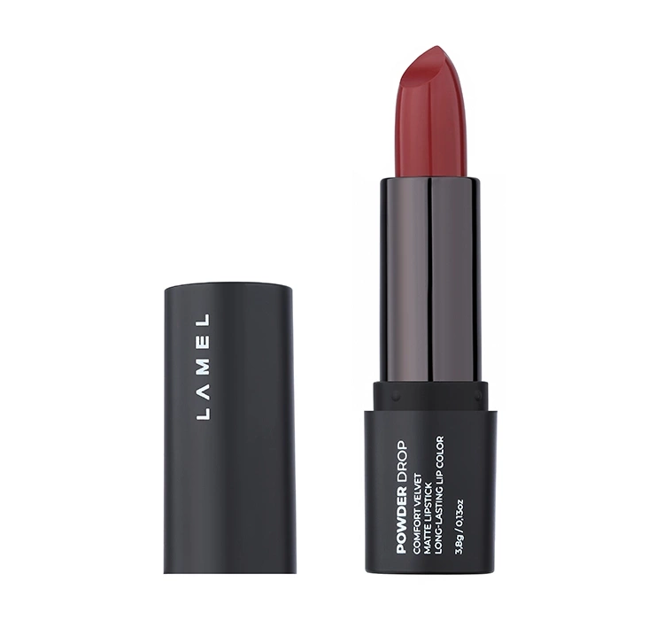 Lamel Powder Drop długotrwała matowa pomadka do ust 401 Cold-Beige 3,8g