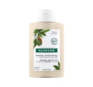 Klorane Organiczne Masło Cupuacu szampon do włosów bardzo suchych i zniszczonych 200ml