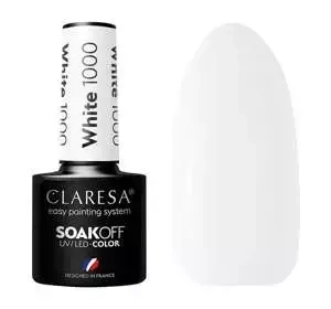 Claresa hybrydowy lakier do paznokci White 1000 5 g