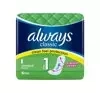 Always Classic podpaski higieniczne bez skrzydełek 1 Standard 10 sztuk