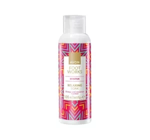Avon FootWorks Winter kąpiel do stóp Pomarańcza z Cynamonem 100 ml