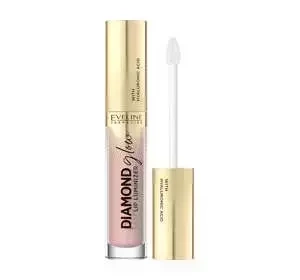 EVELINE DIAMOND GLOW LIP LUMINIZER BŁYSZCZYK DO UST Z KWASEM HIALURONOWYM 02 STRAWBERRY MOUSE 4,5ML