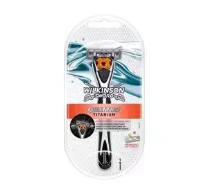 Wilkinson Quattro Titanium Core Motion maszynka do golenia dla mężczyzn rączka + 1 wkład