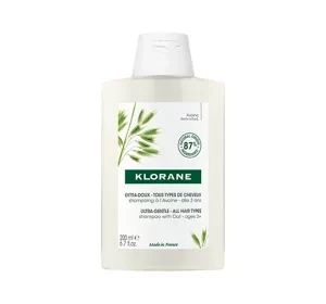 Klorane Organiczny Owies szampon do włosów każdego rodzaju 200ml