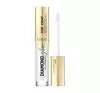 Eveline Cosmetics Diamond Glow Lip Luminizer wodoodporny topcoat z kwasem hialuronowym 4,5 ml