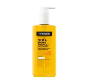 Neutrogena Clear&Soothe Micellar Jelly żel do oczyszczania i demakijażu twarzy z kurkumą 200 ml