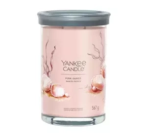 Yankee Candle Signature Tumbler duża świeca zapachowa Pink Sands 567 g