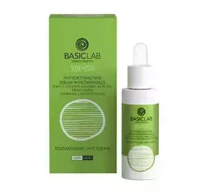 BasicLab Esteticus antyoksydacyjne serum wyrównujące na dzień i na noc z witaminą C 15% 30 ml