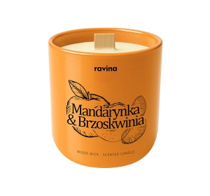 Ravina sojowa świeca zapachowa Mandarynka & Brzoskwinia 175 g