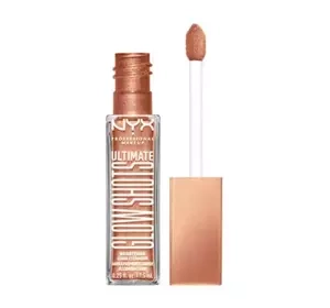 NYX Professional Makeup Glow Shots błyszczący cień do powiek 08 Twisted Tangerine 7,5 ml
