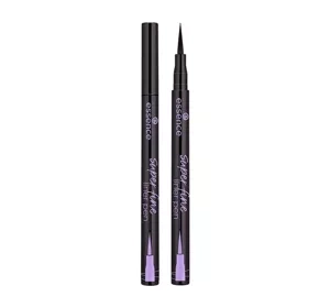 Essence Super Fine Liner Pen eyeliner w pisaku 01 Deep Black 1 ml