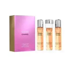 Chanel Chance woda toaletowa Twist and Spray 3 x 20ml