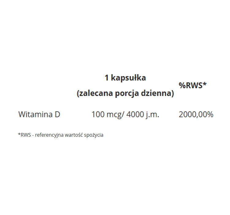 Aliness witamina D3 Forte Oil 4000 j.m. suplement diety 120 tabletek