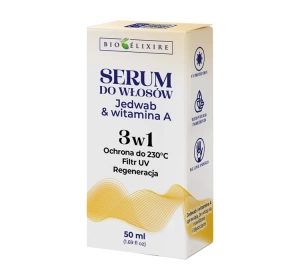Bioelixire serum do włosów z jedwabiem, witaminą A i filtrami UV 50 ml