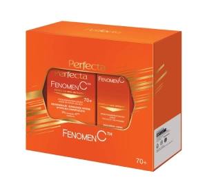 Perfecta Fenomen C 70+ zestaw prezentowy dla skóry dojrzałej krem do twarzy  50 ml + krem pod oczy 15 ml
