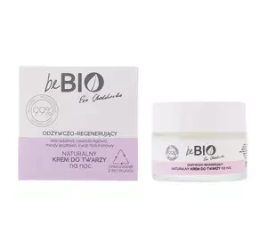 Bebio odżywczo-regenerujący naturalny krem do twarzy na noc 50 ml