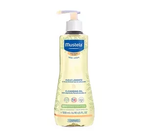 Mustela Bebe olejek myjący od 1 dnia życia skóra sucha 500 ml