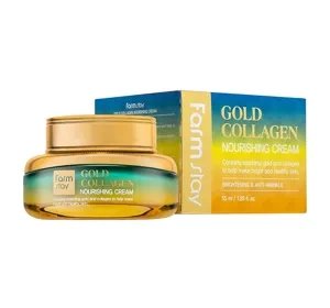 Farmstay Gold Collagen odżywczy krem do twarzy ze złotem i kolagenem 55 ml