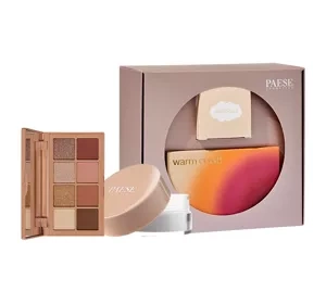 Paese Crush On You zestaw puder pod oczy Puff Cloud + paleta cieni Warm Crush