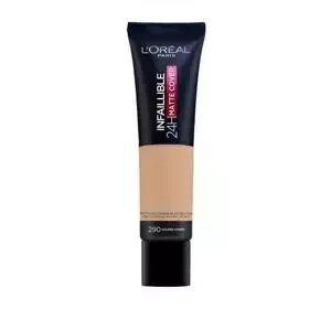 L'Oréal Paris Infaillible 24 H Matte Cover długotrwały podkład matujący 290 Golden Amber 30 ml