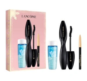 Lancôme Hypnôse zestaw prezentowy do makijażu oczu tusz do rzęs Hypnôse Drama 01 Excessive Black 8 ml + kredka do oczu Le Crayon Khol 01 Noir 0,7 g + płyn do demakijażu oczu Lancôme Bi-Facil 30 ml