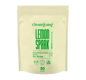 Cleangang Lemon Spark All in One kapsułki do zmywarki 12w1 30 sztuk