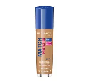 Rimmel Match Perfection podkład do twarzy SPF20 nowa wersja 200 Soft Beige 30 ml