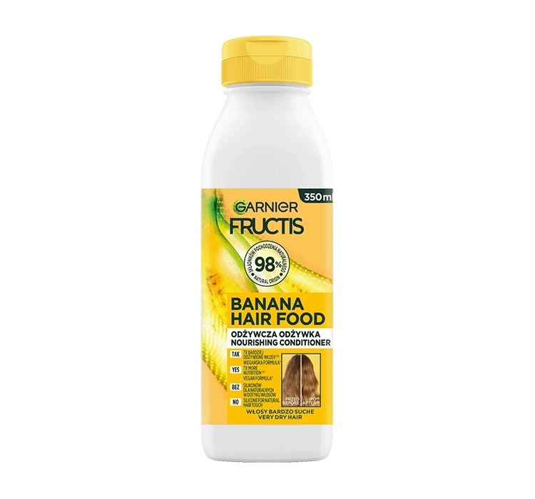 Garnier Fructis Banana Hair Food odżywcza odżywka do włosów 350ml