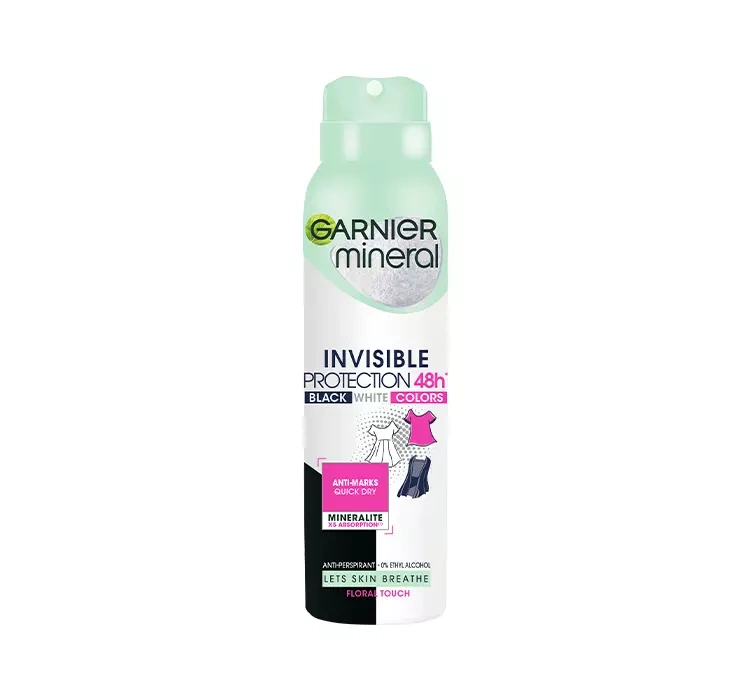 garnier invisible protection floral touch antyperspirant w sprayu 150 ml     