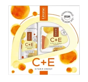 Lirene C+E Vitamin Energy odżywczy krem nawilżający 50 ml + pianka myjąca 150 ml
