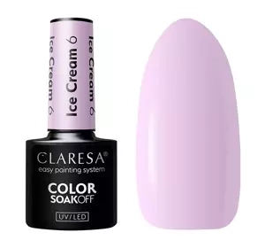 Claresa hybrydowy lakier do paznokci Ice Cream 6 5 g