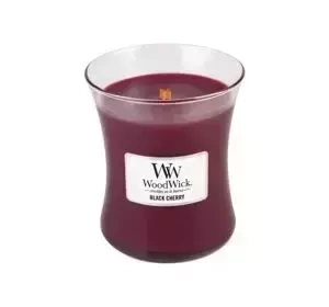 WOODWICK SMALL JAR CANDLE ŚWIECA ZAPACHOWA BLACK CHERRY 85G