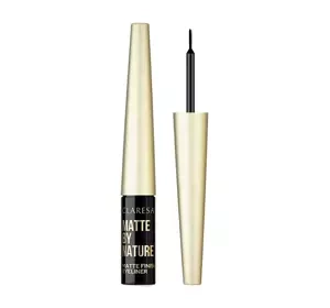 Claresa Matte By Nature matowy eyeliner w płynie czarny 4 g