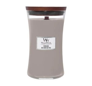 Woodwick Large Jar Candle świeca zapachowa Fireside 610 g