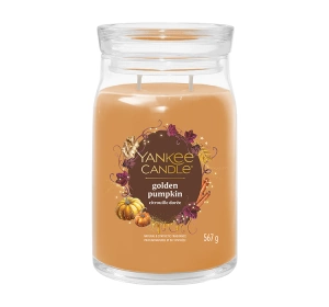 Yankee Candle Signature duża świeca zapachowa Golden Pumpkin 567 g