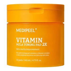 MEDIPEEL Vitamin Mela Tonining Pad 2X rozświetlająco-tonizujące płatki do twarzy 50 szt